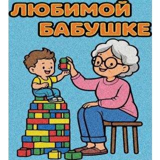 Любимой бабушке №3 А4