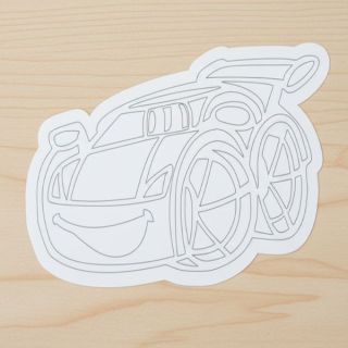 Магнитный трафарет Машинка №2