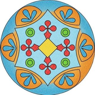 Трафарет для раскрашивания песком,
