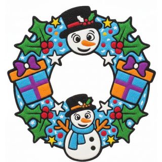 "Новогодний венок №1"