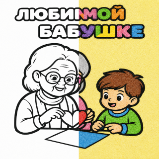 Любимой бабушке №2 А4