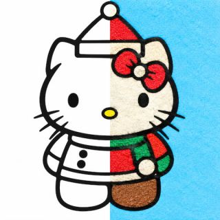 "Кошечка №8 А4"