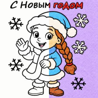 "Снегурочка №3 А5"
